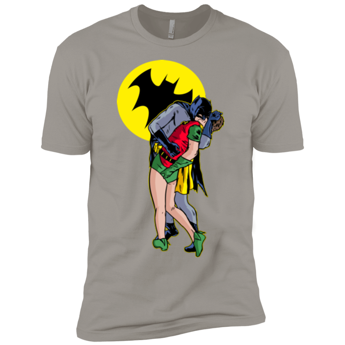 T-Shirts Light Grey / YXS Batkiss Signal Boys Premium T-Shirt