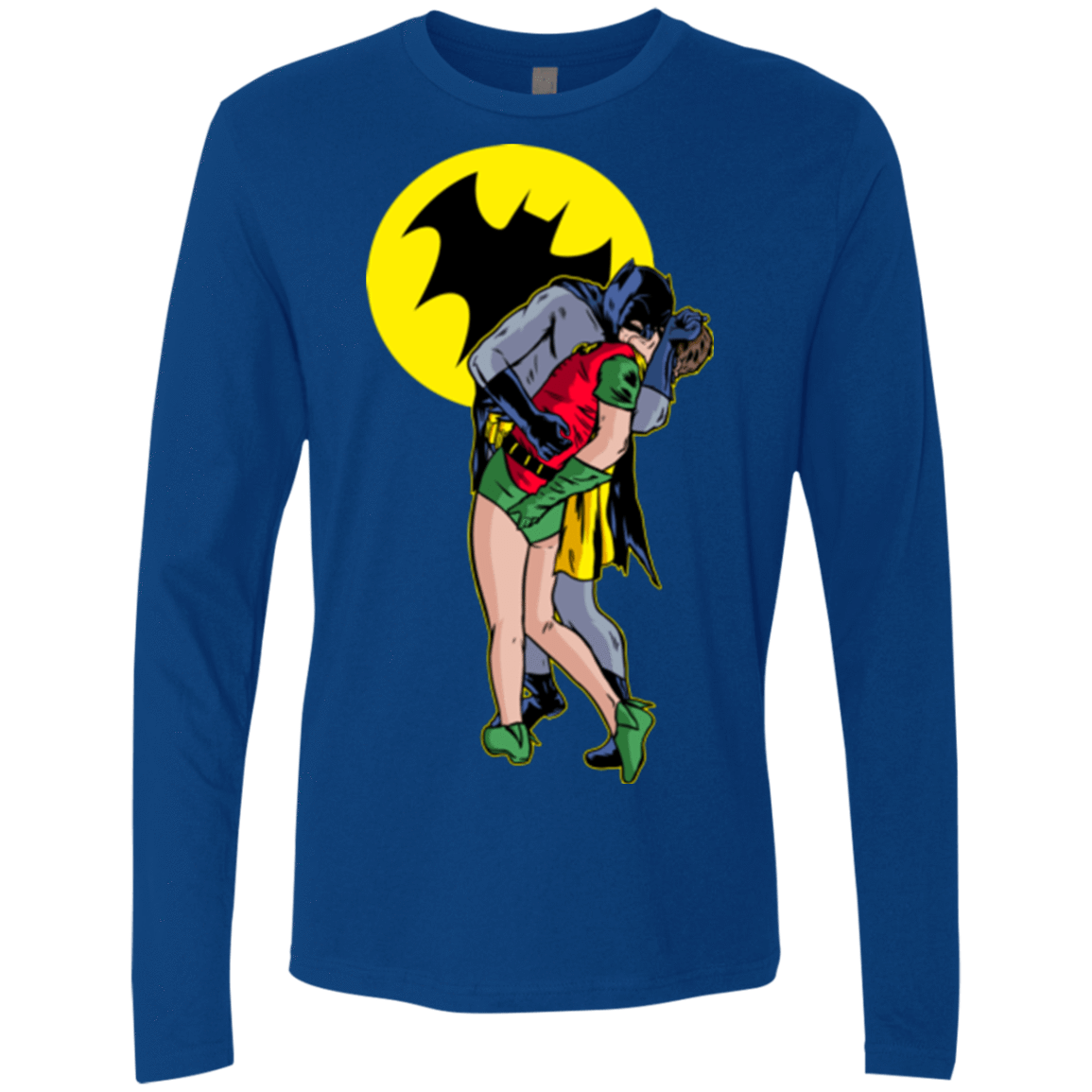T-Shirts Royal / Small Batkiss Signal Men's Premium Long Sleeve