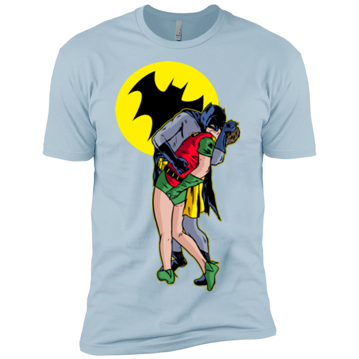 T-Shirts Light Blue / X-Small Batkiss Signal Men's Premium T-Shirt