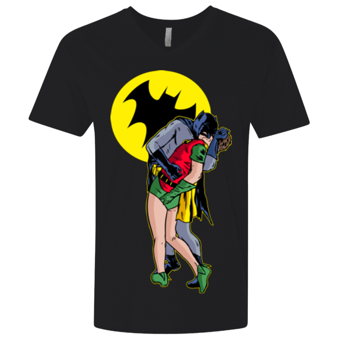 T-Shirts Black / X-Small Batkiss Signal Men's Premium V-Neck
