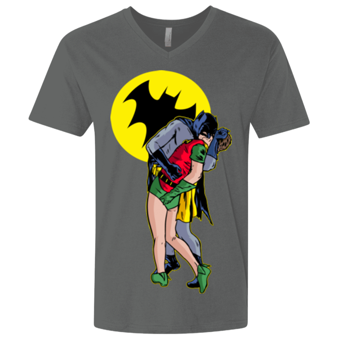 T-Shirts Heavy Metal / X-Small Batkiss Signal Men's Premium V-Neck