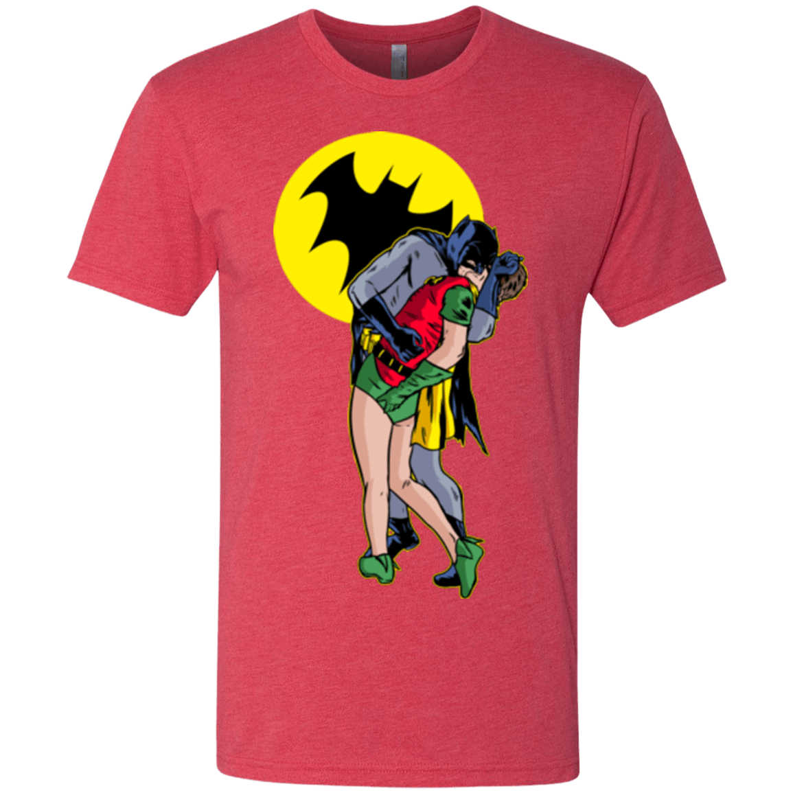 T-Shirts Vintage Red / Small Batkiss Signal Men's Triblend T-Shirt