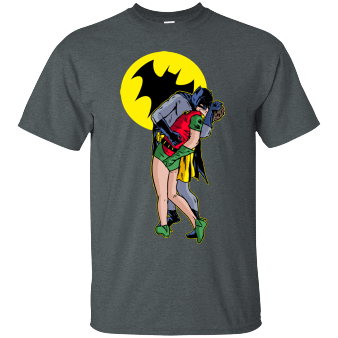 T-Shirts Dark Heather / Small Batkiss Signal T-Shirt
