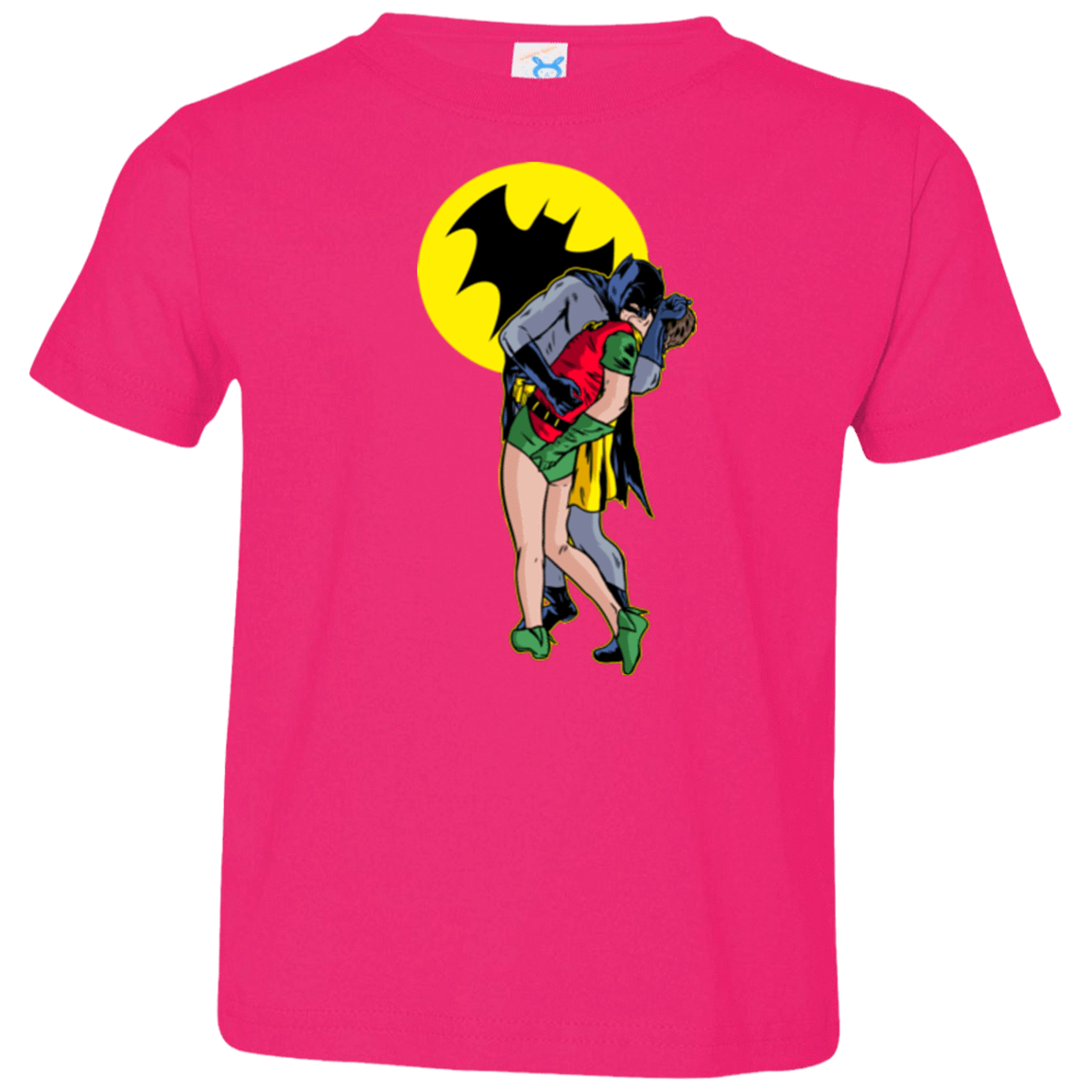 T-Shirts Hot Pink / 2T Batkiss Signal Toddler Premium T-Shirt