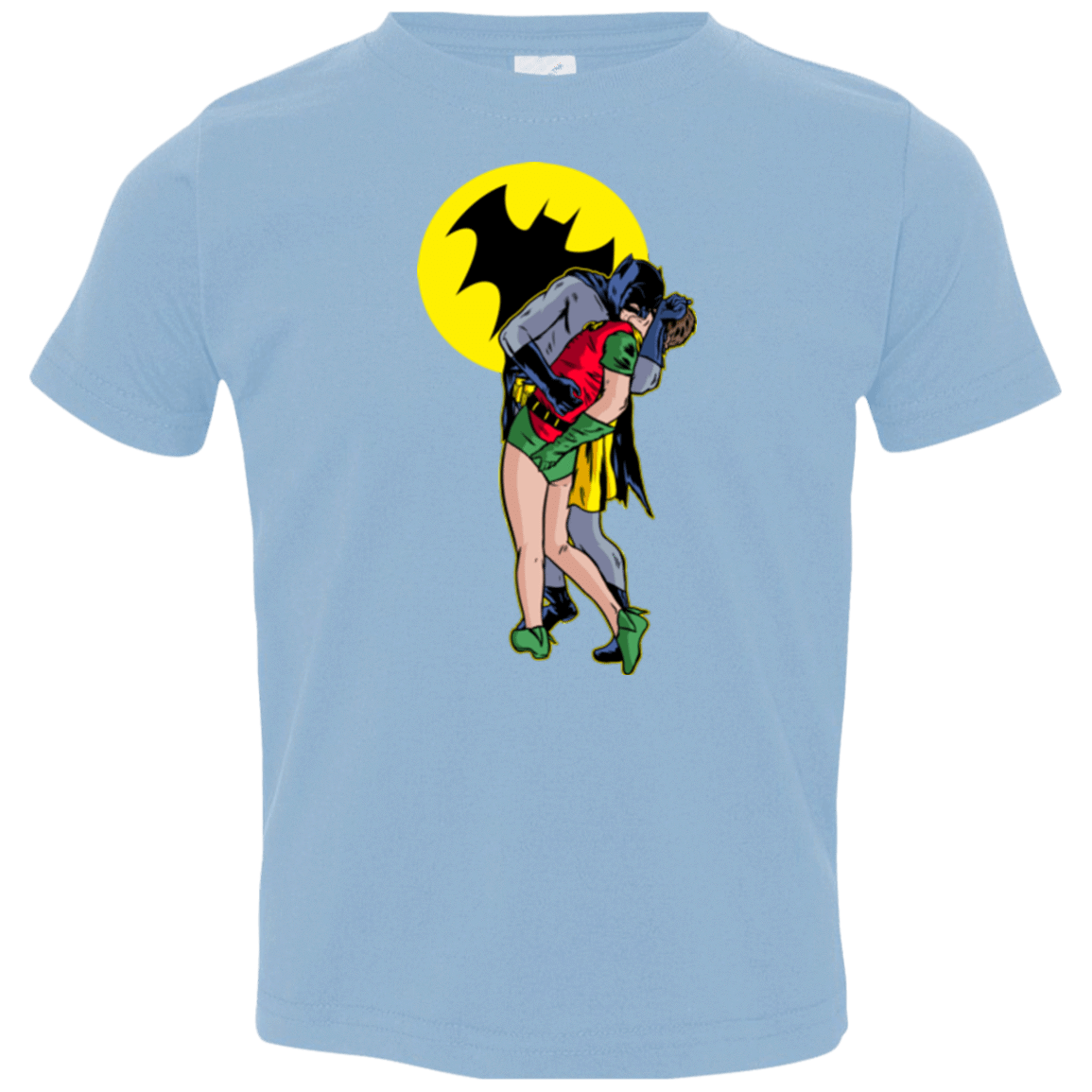 T-Shirts Light Blue / 2T Batkiss Signal Toddler Premium T-Shirt