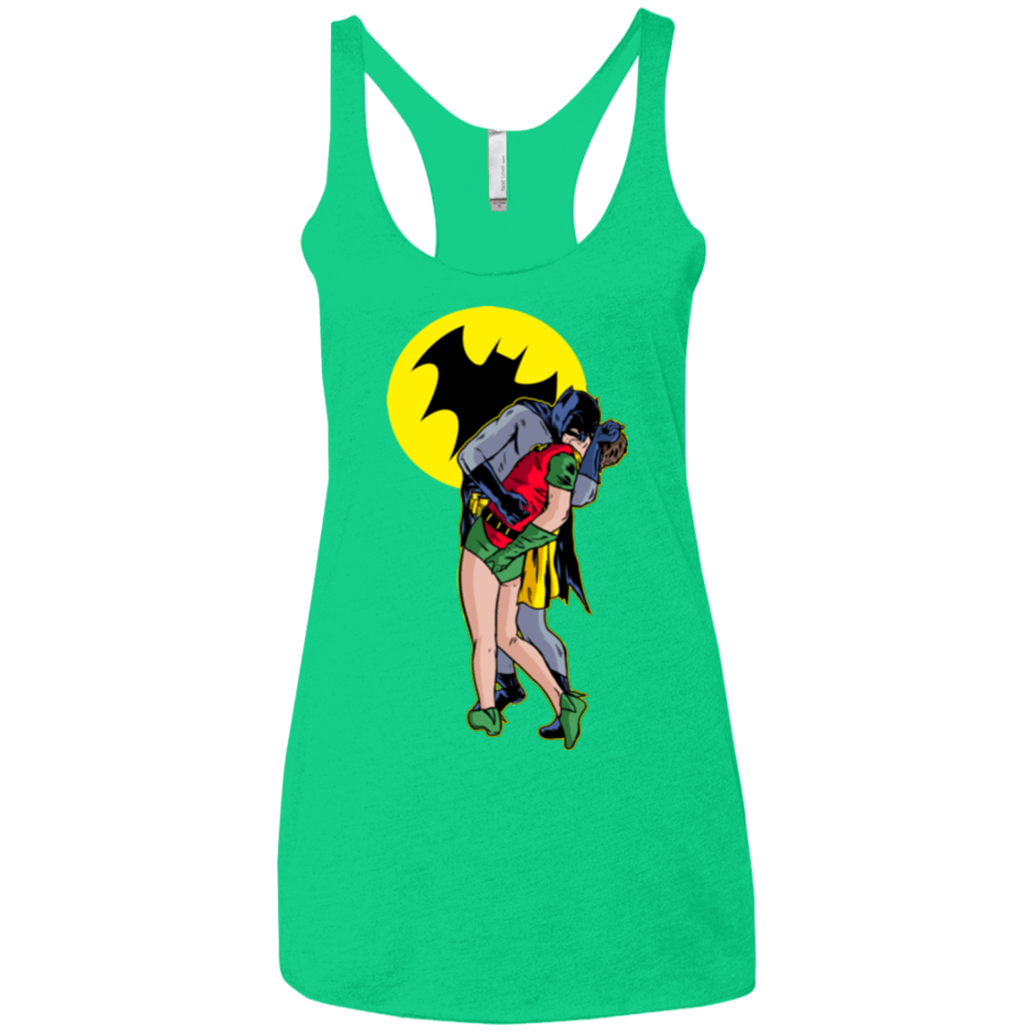 T-Shirts Envy / X-Small Batkiss Signal Women's Triblend Racerback Tank