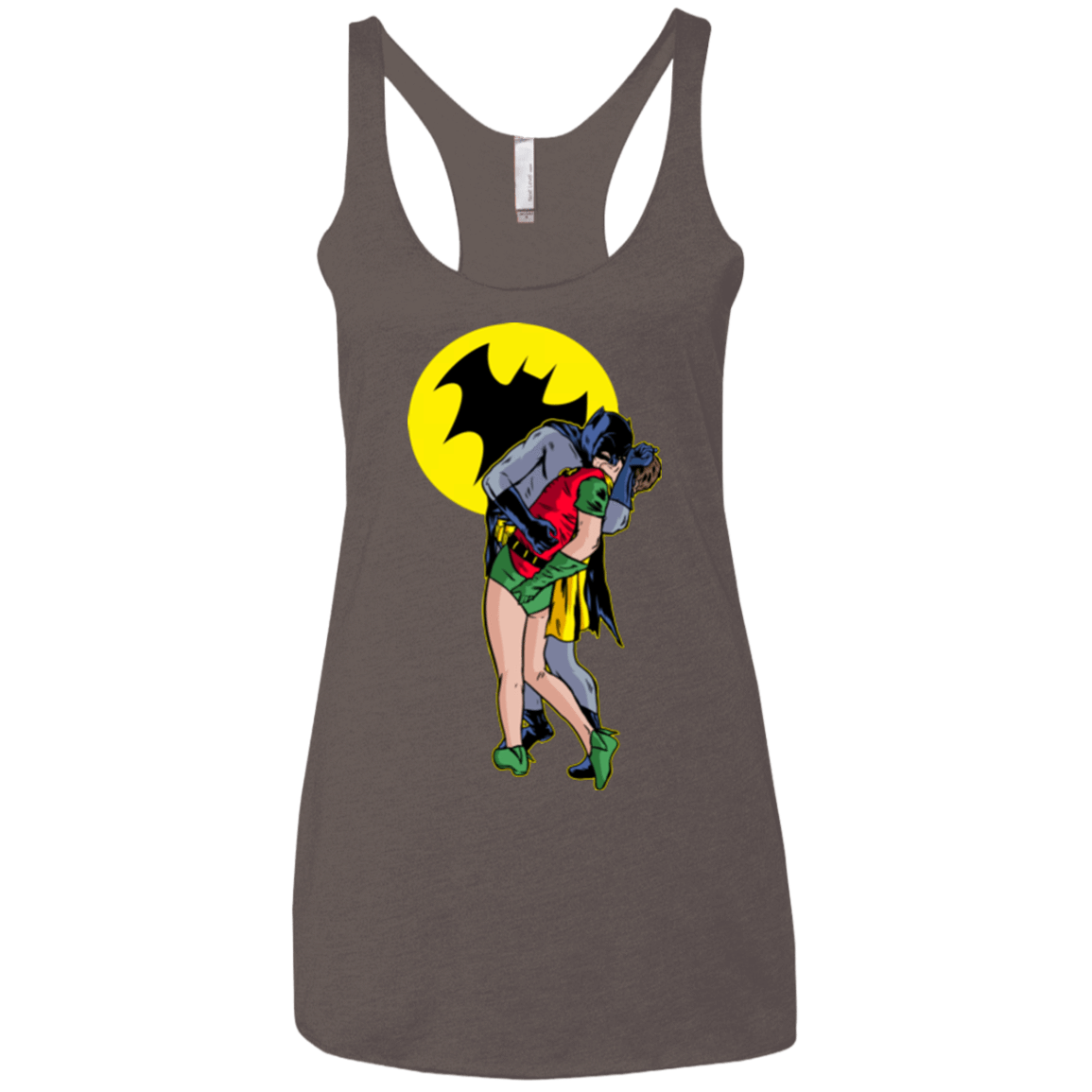 T-Shirts Macchiato / X-Small Batkiss Signal Women's Triblend Racerback Tank