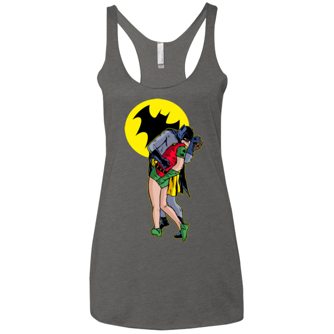 T-Shirts Premium Heather / X-Small Batkiss Signal Women's Triblend Racerback Tank