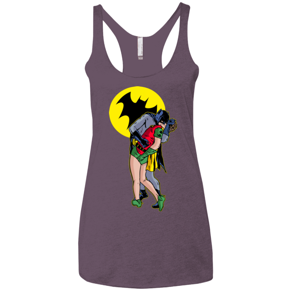 T-Shirts Vintage Purple / X-Small Batkiss Signal Women's Triblend Racerback Tank