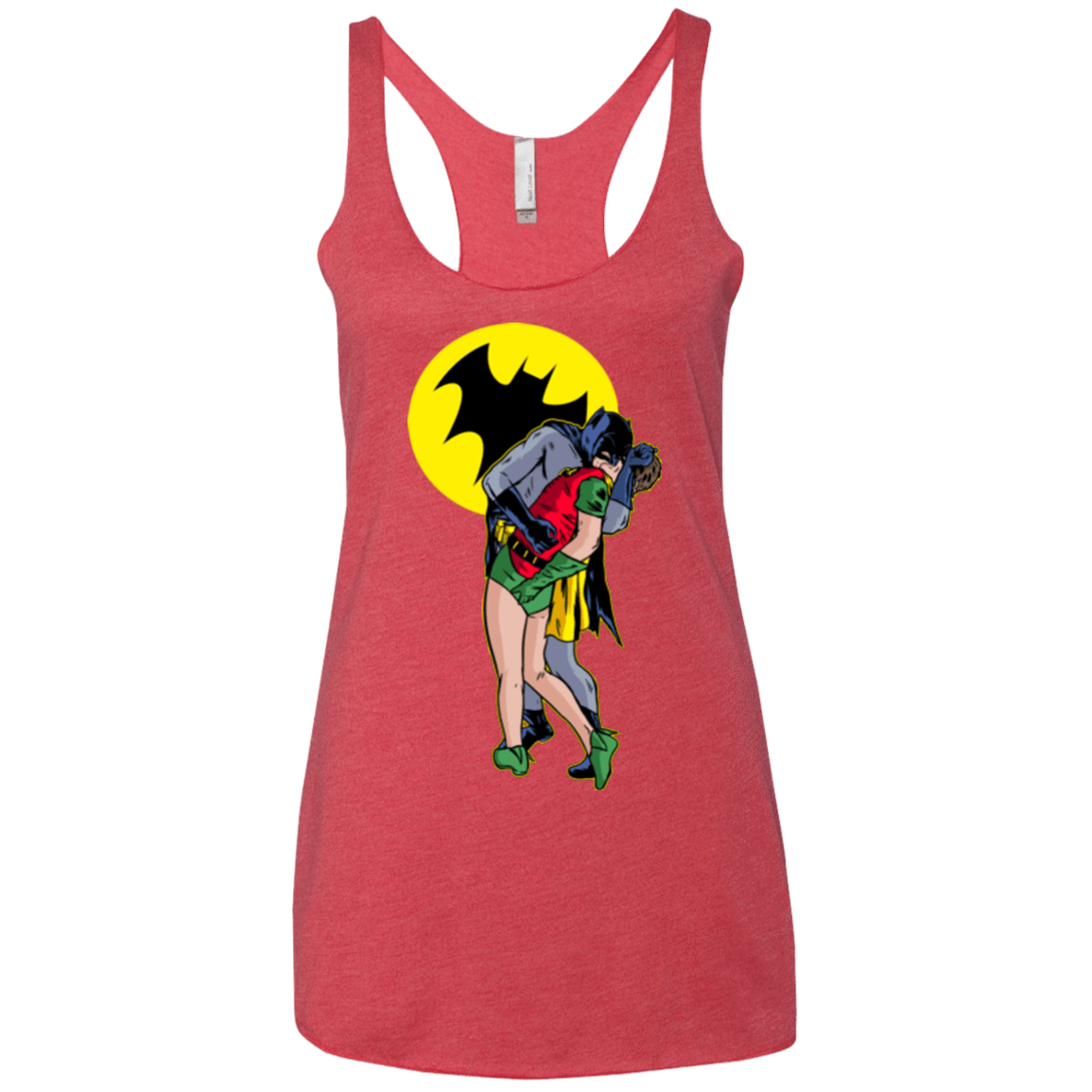 T-Shirts Vintage Red / X-Small Batkiss Signal Women's Triblend Racerback Tank