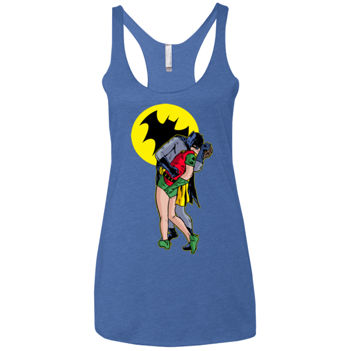 T-Shirts Vintage Royal / X-Small Batkiss Signal Women's Triblend Racerback Tank