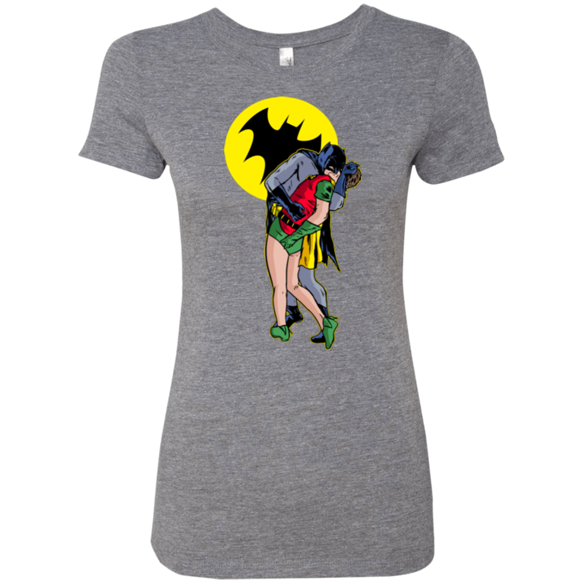 T-Shirts Premium Heather / Small Batkiss Signal Women's Triblend T-Shirt