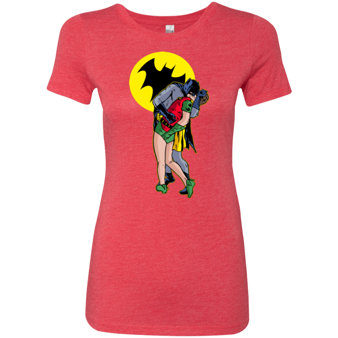 T-Shirts Vintage Red / Small Batkiss Signal Women's Triblend T-Shirt