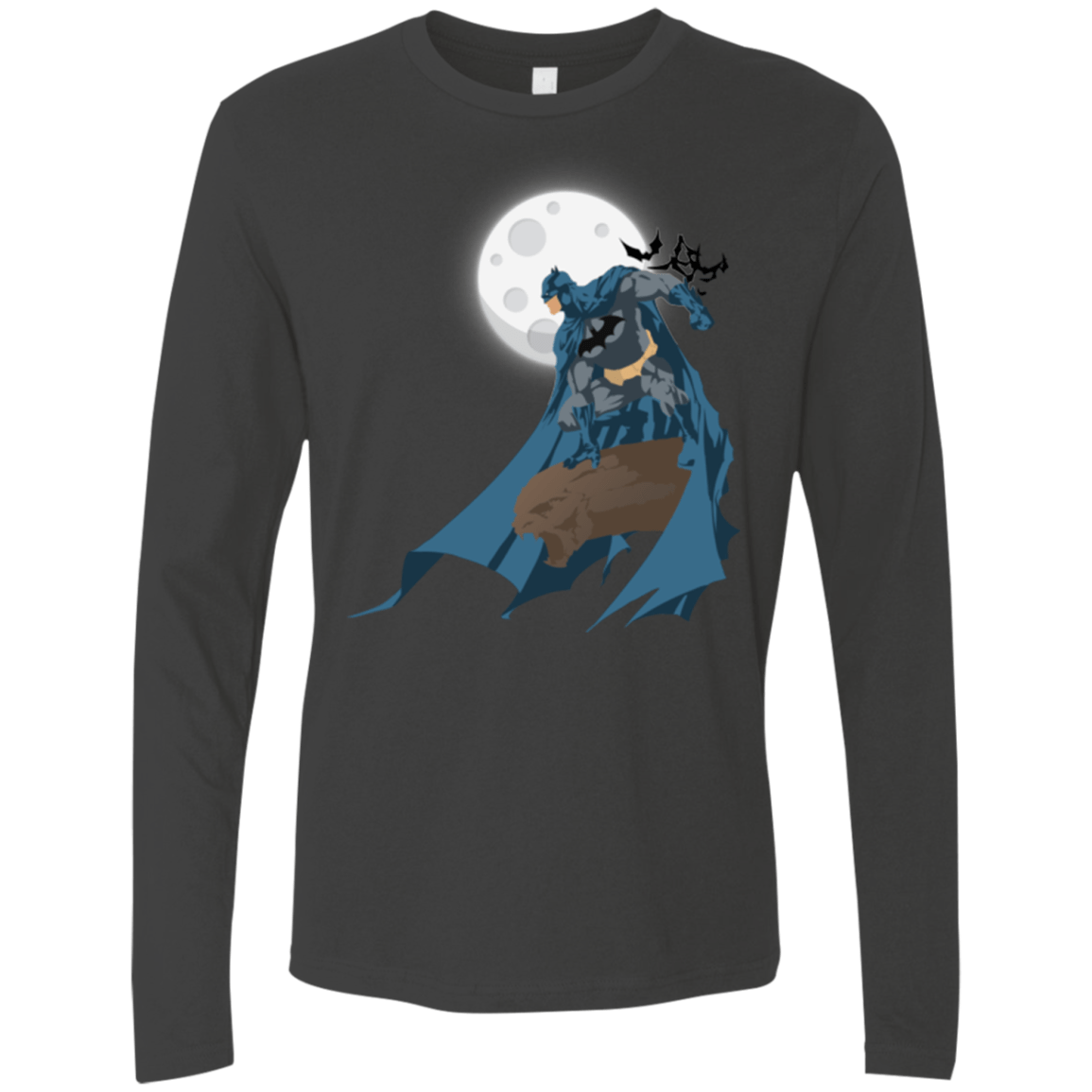 T-Shirts Heavy Metal / Small Batman Men's Premium Long Sleeve