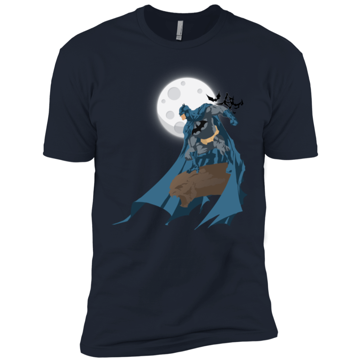 T-Shirts Midnight Navy / X-Small Batman Men's Premium T-Shirt