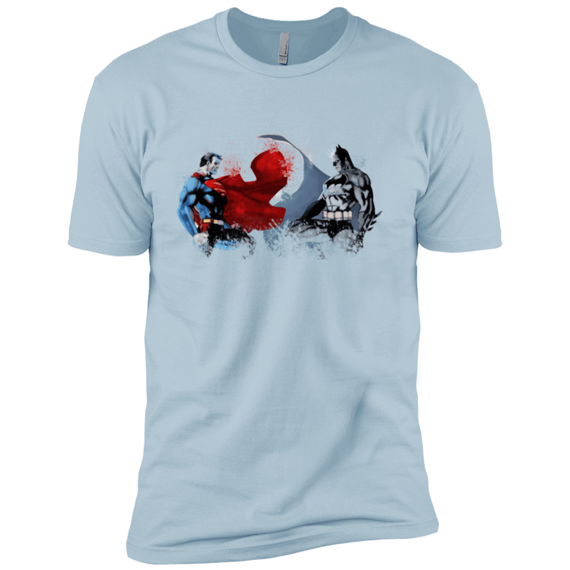T-Shirts Light Blue / X-Small Batman vs Superman Men's Premium T-Shirt