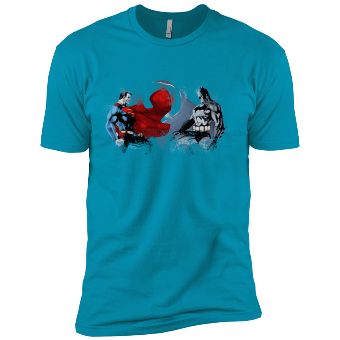 T-Shirts Turquoise / X-Small Batman vs Superman Men's Premium T-Shirt