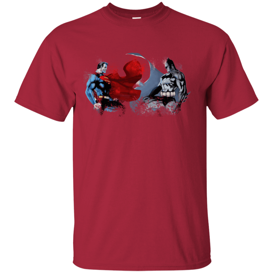 T-Shirts Cardinal / Small Batman vs Superman T-Shirt