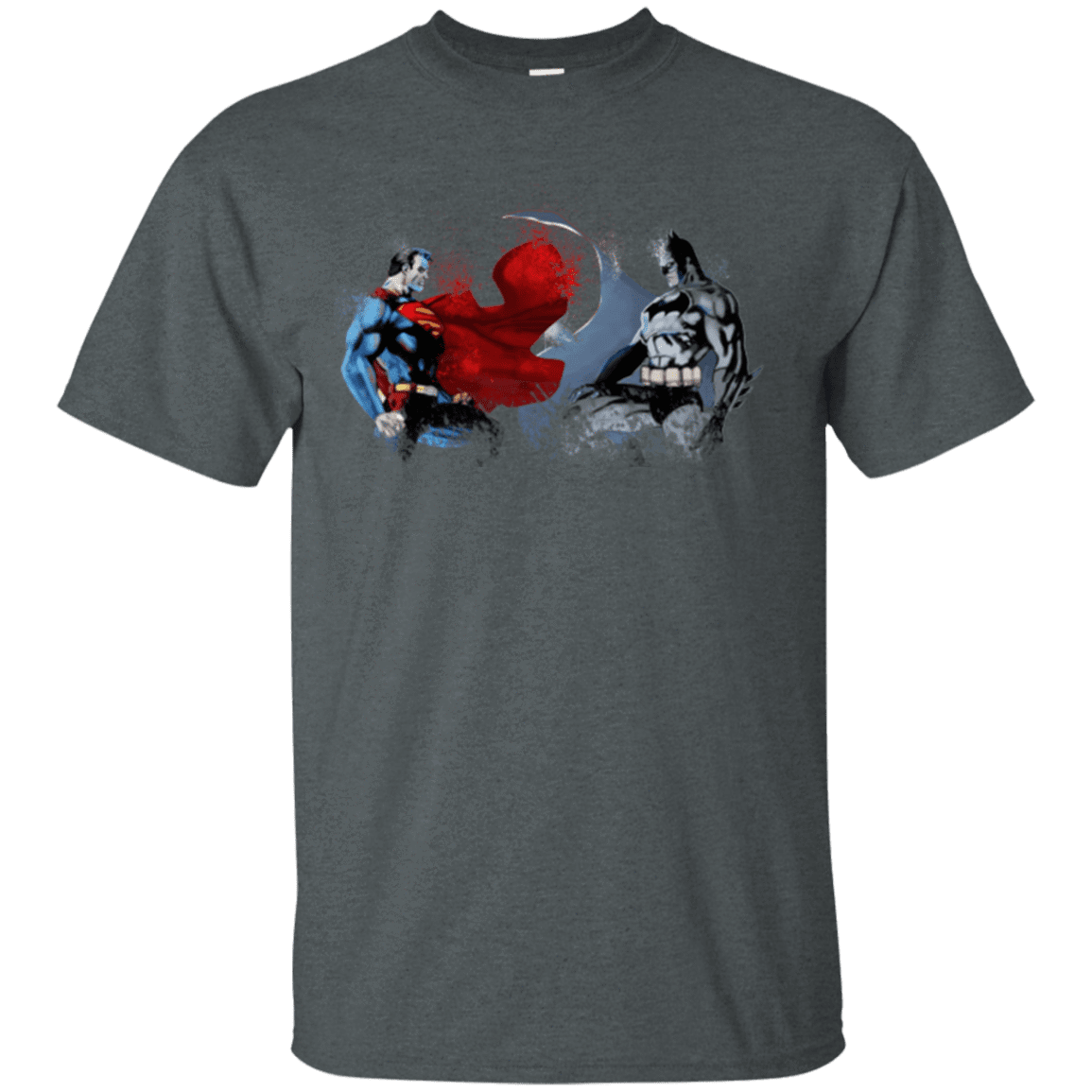 T-Shirts Dark Heather / Small Batman vs Superman T-Shirt