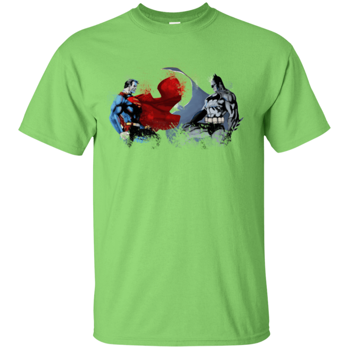 T-Shirts Lime / Small Batman vs Superman T-Shirt