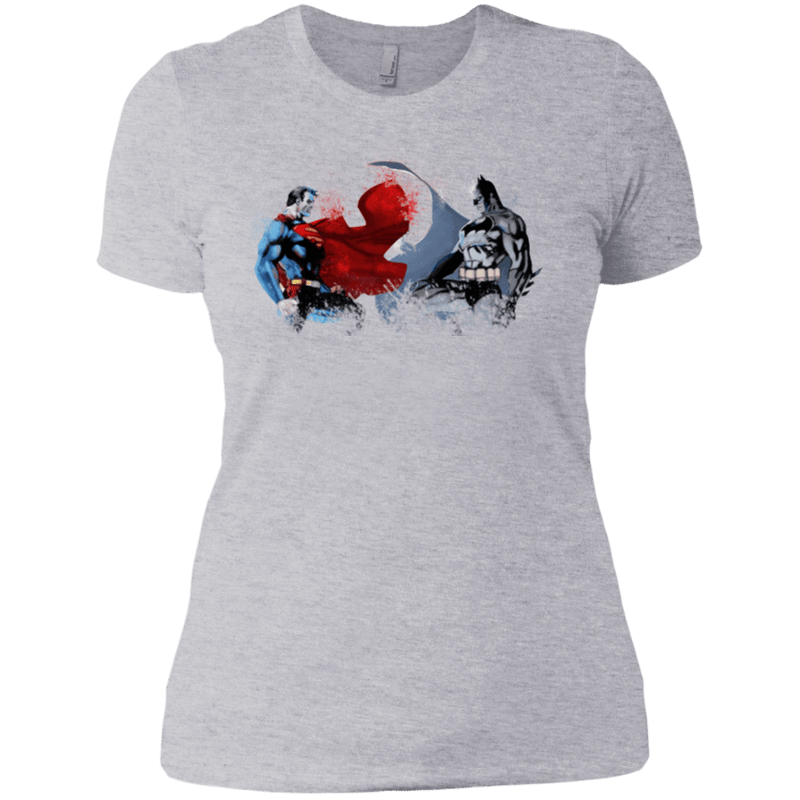 T-Shirts Heather Grey / X-Small Batman vs Superman Women's Premium T-Shirt