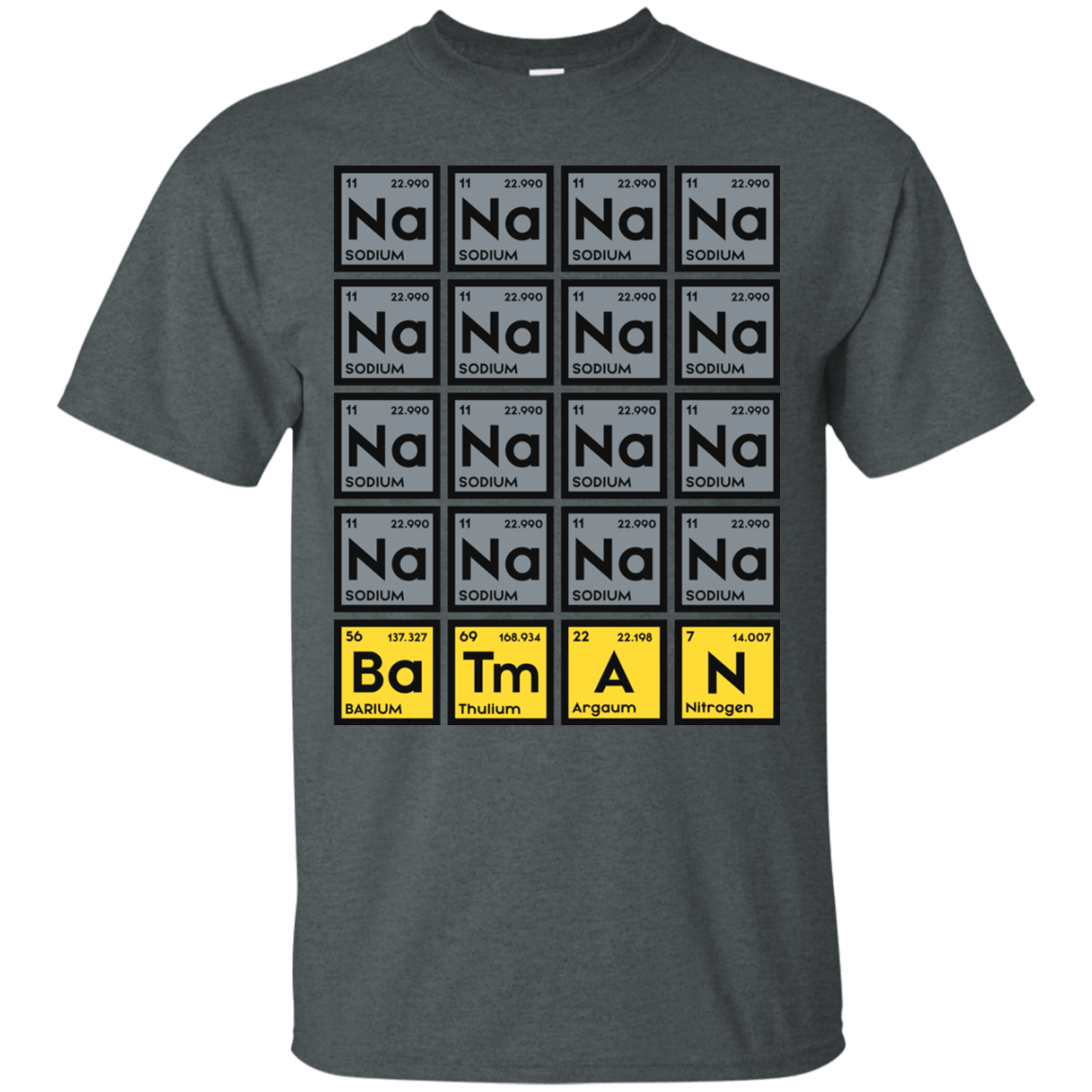 T-Shirts Dark Heather / S Batmanium T-Shirt