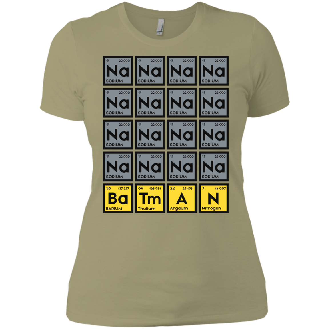 T-Shirts Light Olive / X-Small Batmanium Women's Premium T-Shirt