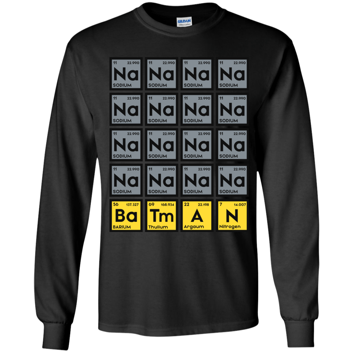 T-Shirts Black / YS Batmanium Youth Long Sleeve T-Shirt