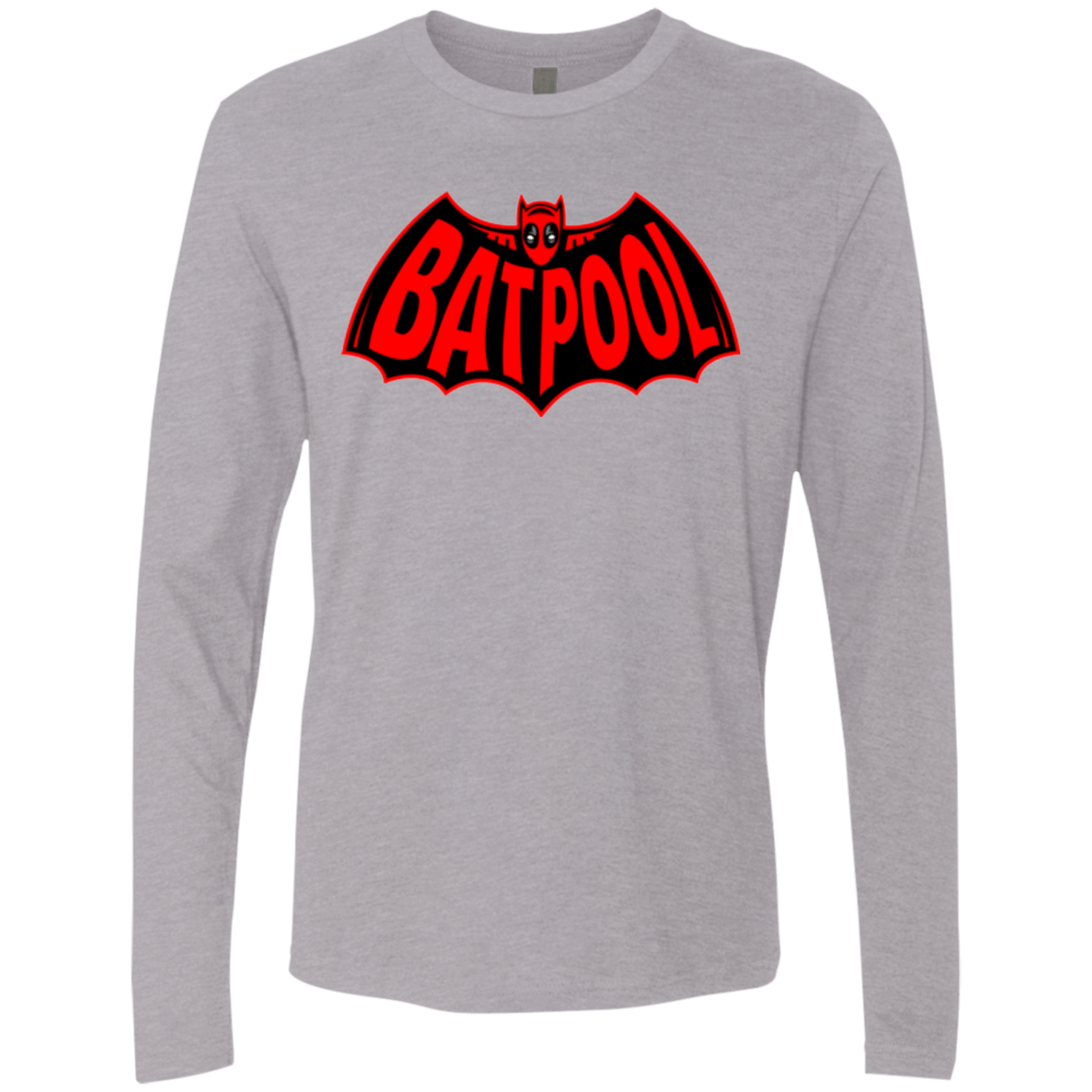 T-Shirts Heather Grey / Small Batpool Men's Premium Long Sleeve