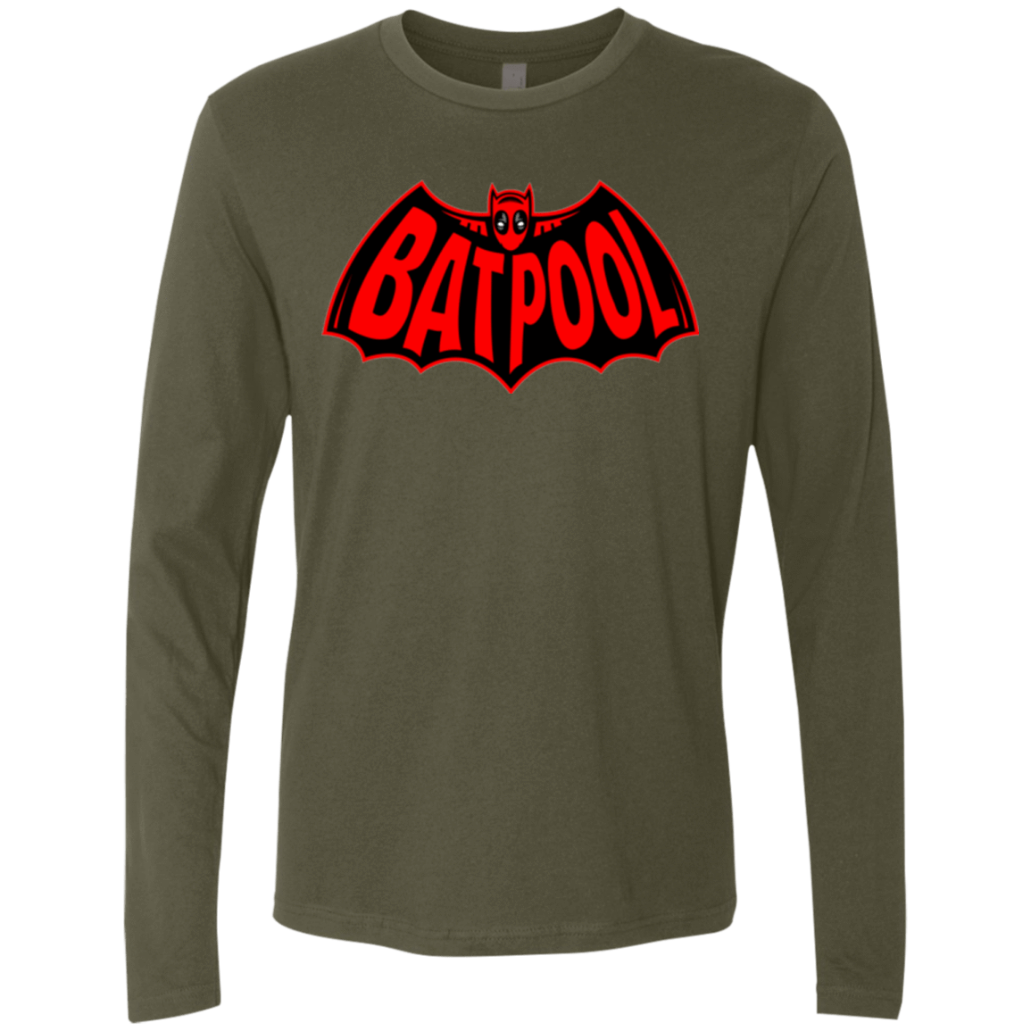 T-Shirts Military Green / Small Batpool Men's Premium Long Sleeve