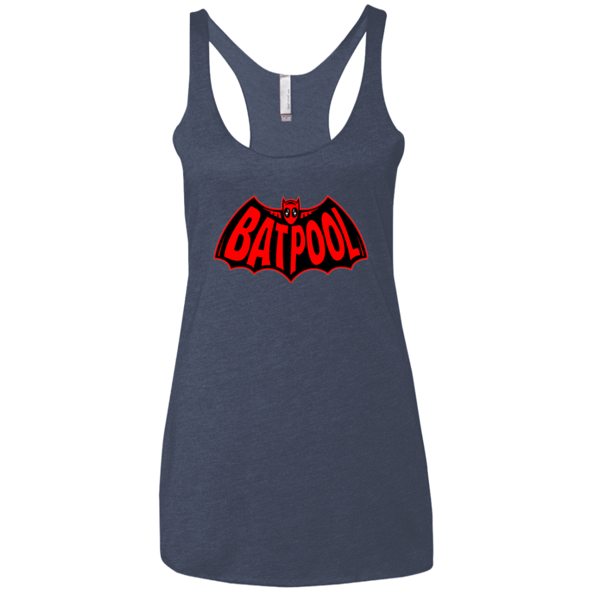 T-Shirts Vintage Navy / X-Small Batpool Women's Triblend Racerback Tank