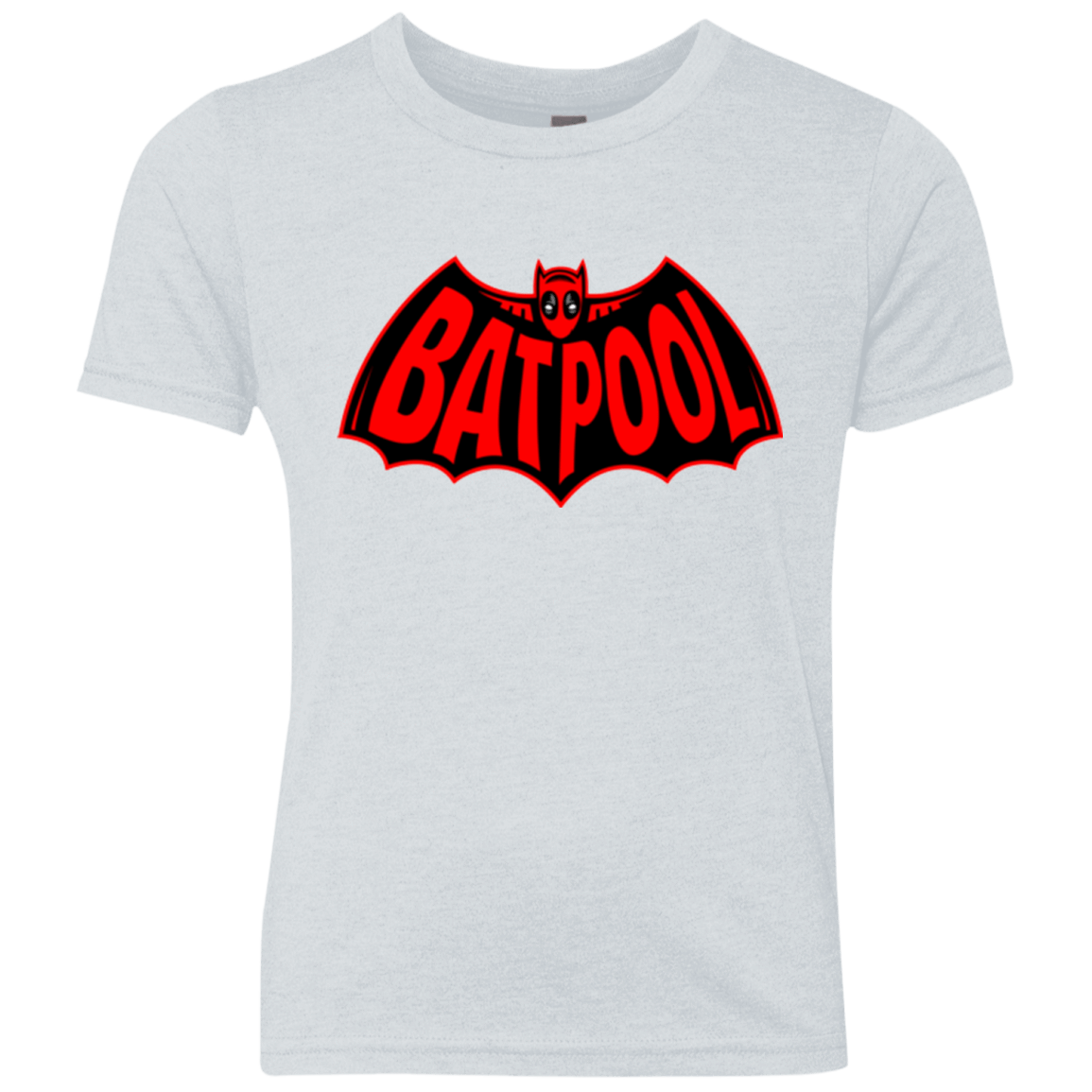 T-Shirts Heather White / YXS Batpool Youth Triblend T-Shirt