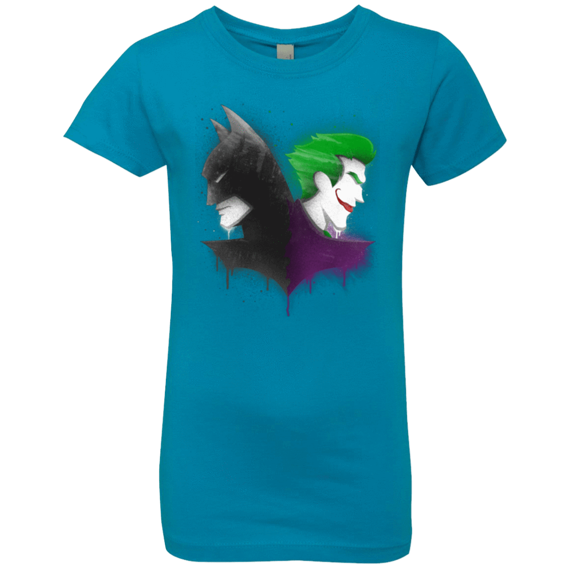 T-Shirts Turquoise / YXS Bats Girls Premium T-Shirt