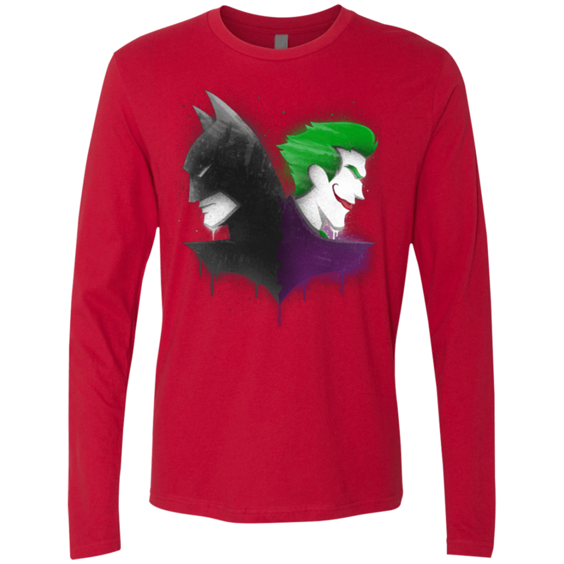 T-Shirts Red / Small Bats Men's Premium Long Sleeve