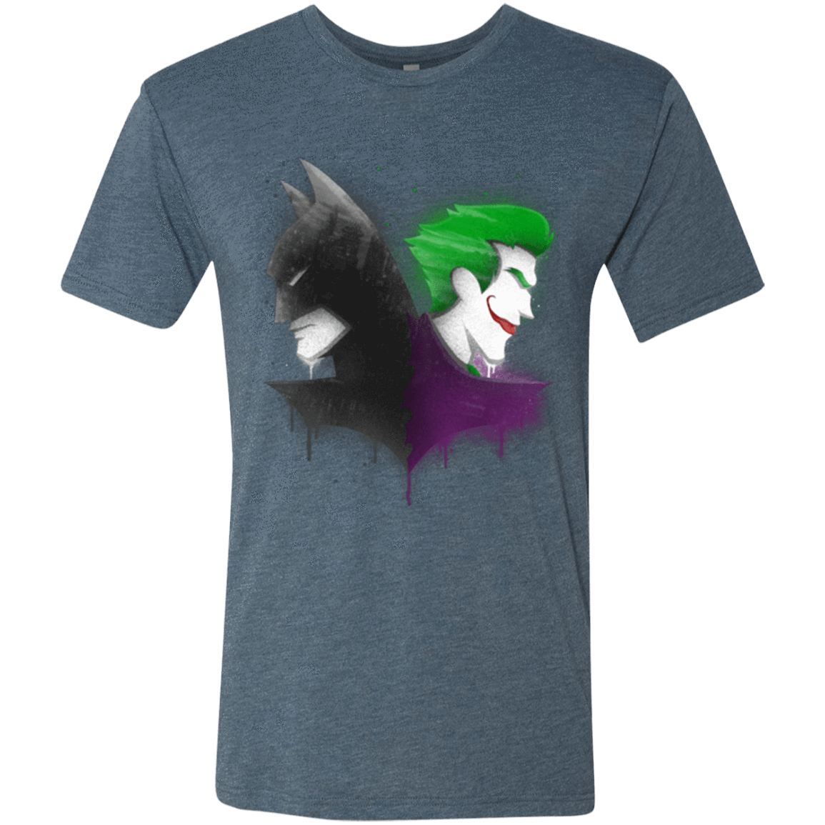 T-Shirts Indigo / Small Bats Men's Triblend T-Shirt