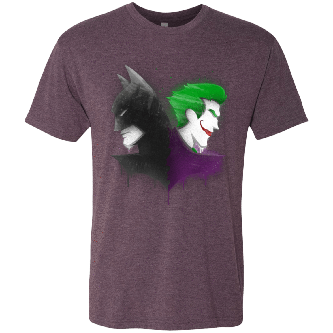 T-Shirts Vintage Purple / Small Bats Men's Triblend T-Shirt