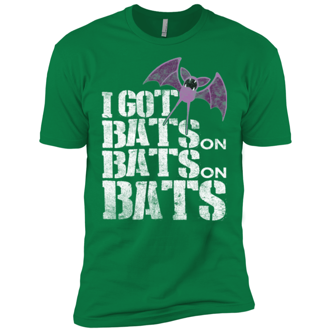 T-Shirts Kelly Green / X-Small Bats on Bats on Bats Men's Premium T-Shirt