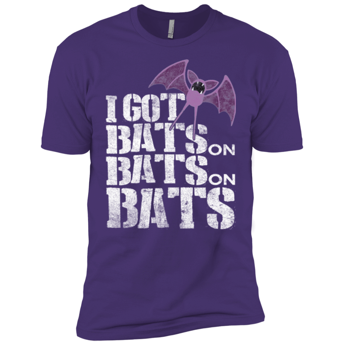 T-Shirts Purple / X-Small Bats on Bats on Bats Men's Premium T-Shirt