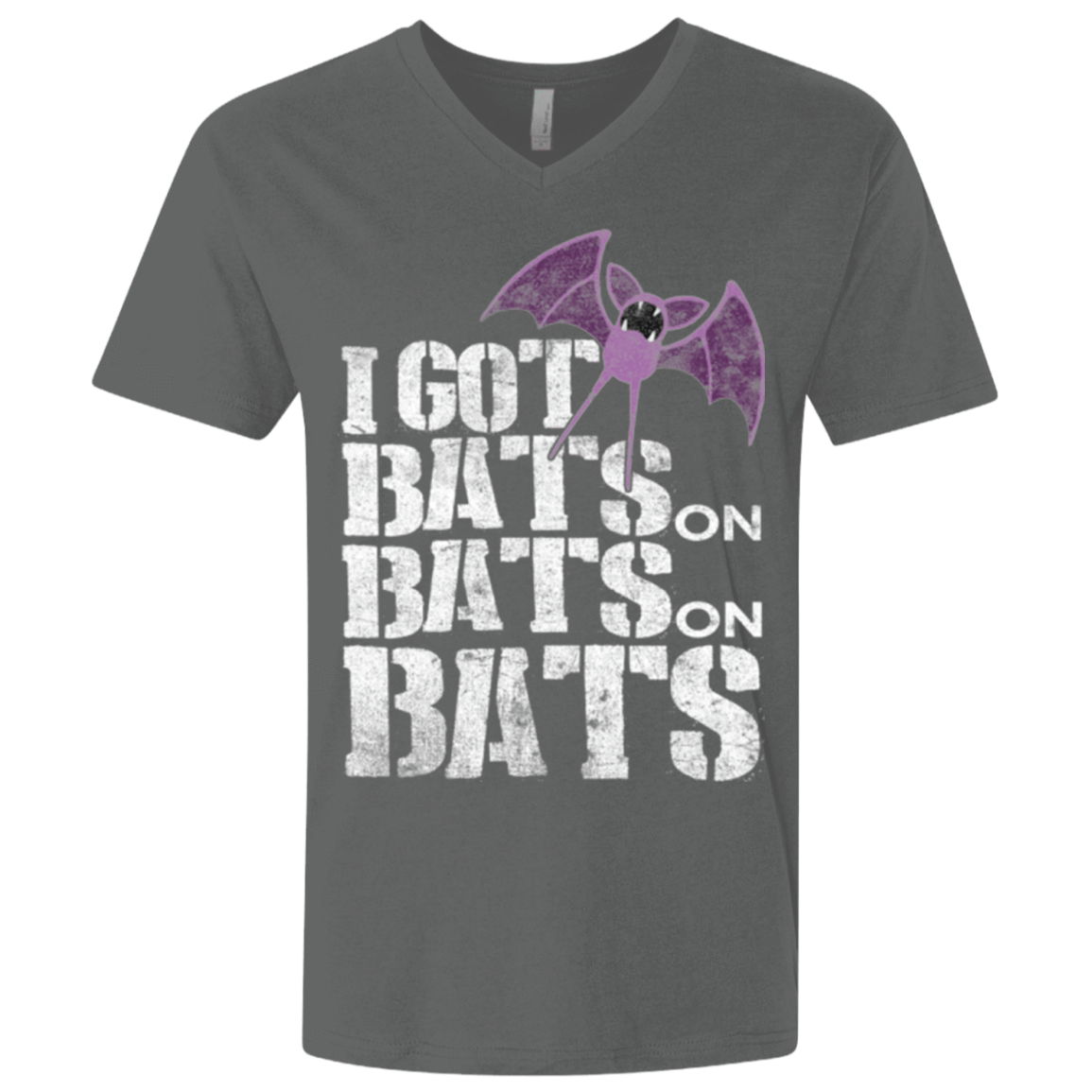 T-Shirts Heavy Metal / X-Small Bats on Bats on Bats Men's Premium V-Neck
