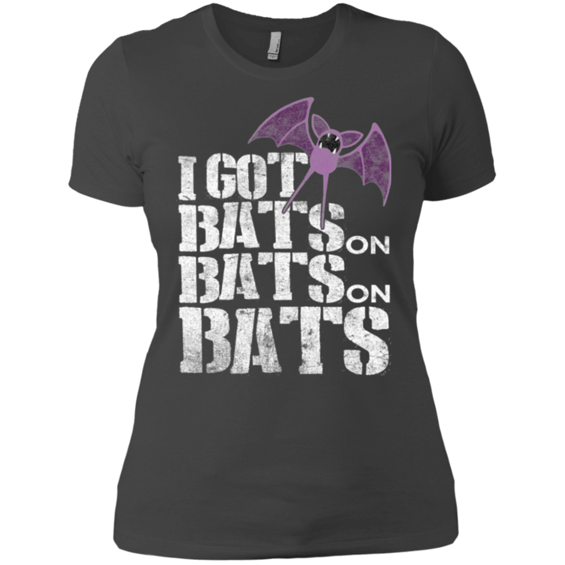 T-Shirts Heavy Metal / X-Small Bats on Bats on Bats Women's Premium T-Shirt