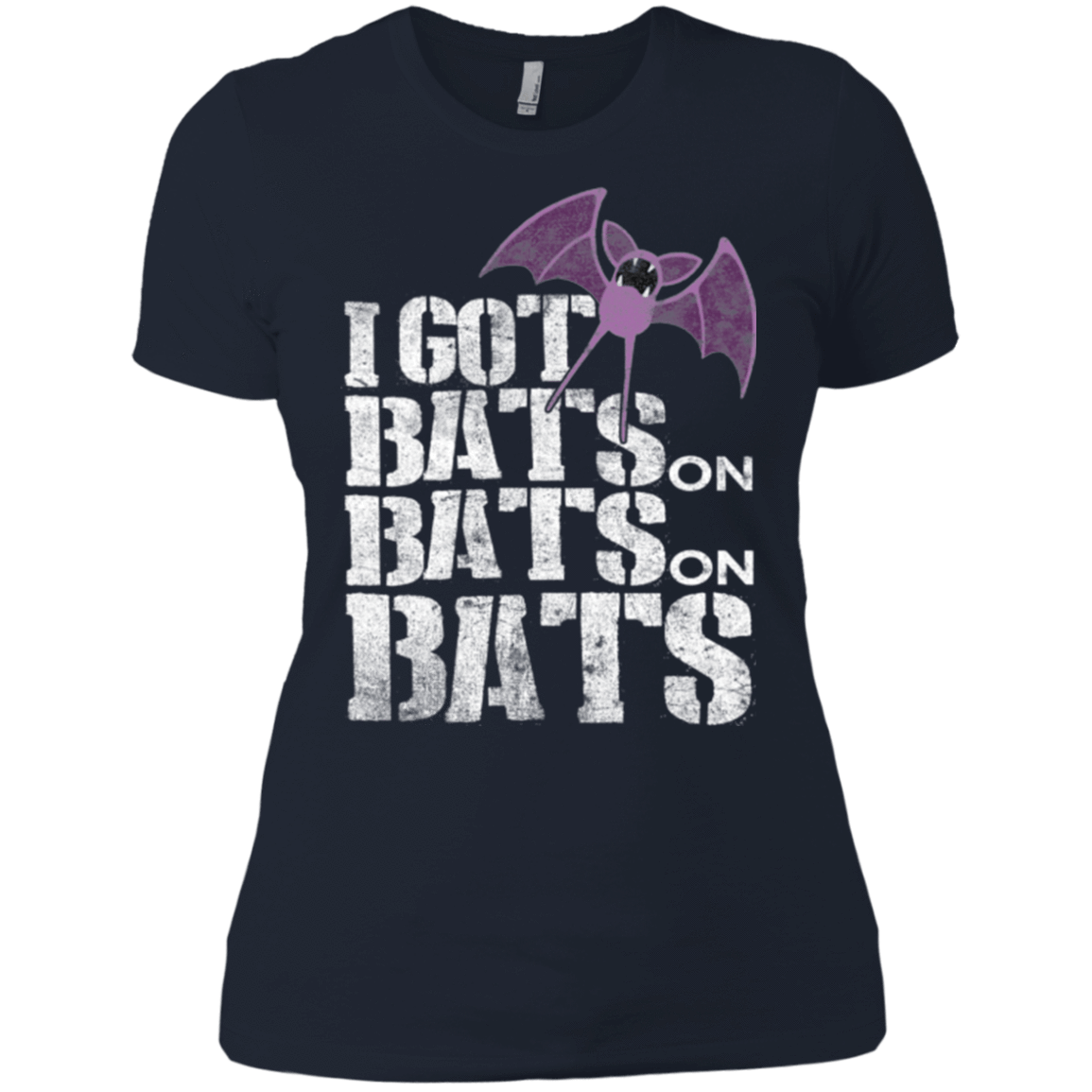 T-Shirts Midnight Navy / X-Small Bats on Bats on Bats Women's Premium T-Shirt