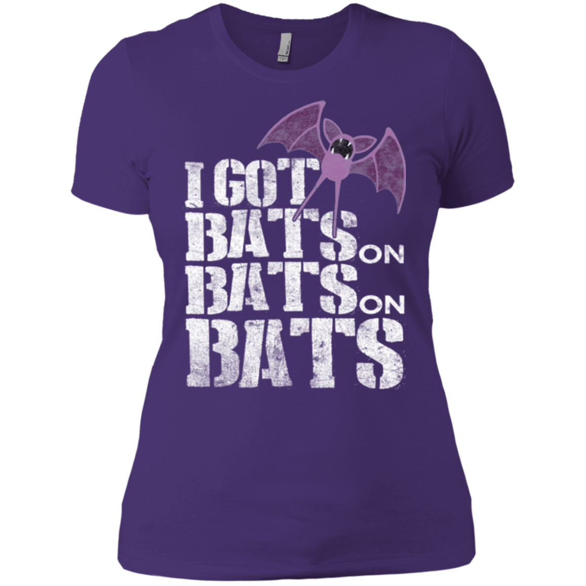 T-Shirts Purple / X-Small Bats on Bats on Bats Women's Premium T-Shirt