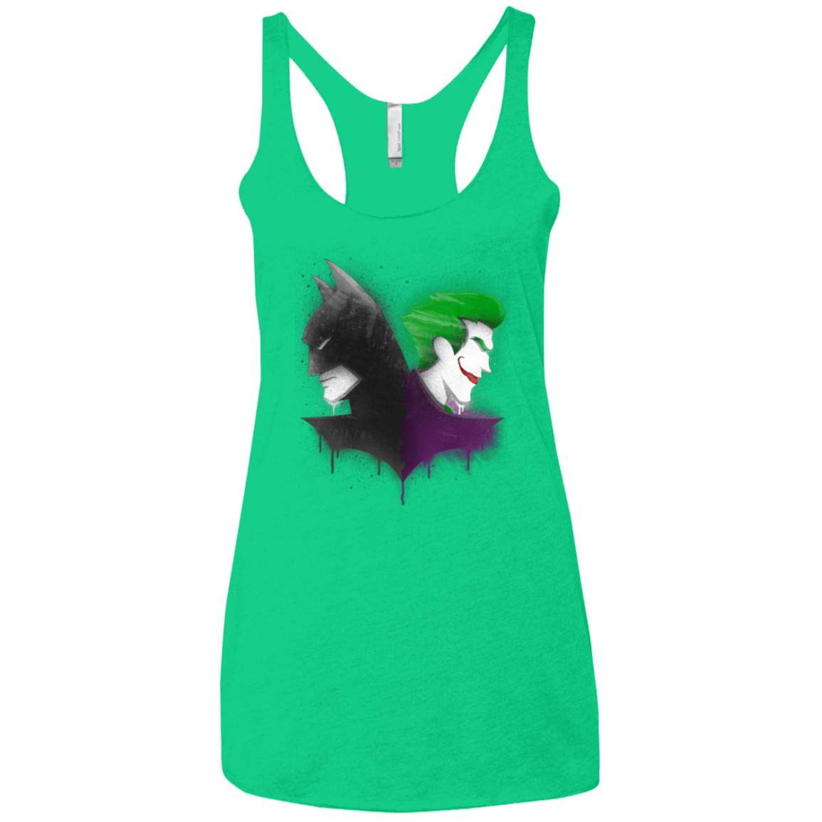 T-Shirts Envy / X-Small Bats Women's Triblend Racerback Tank