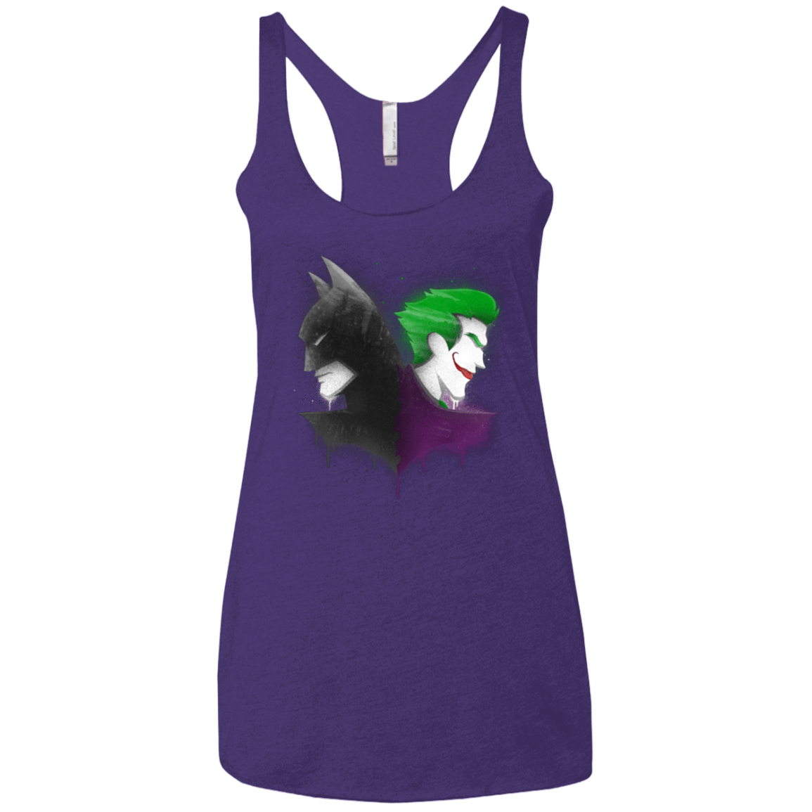 T-Shirts Purple / X-Small Bats Women's Triblend Racerback Tank