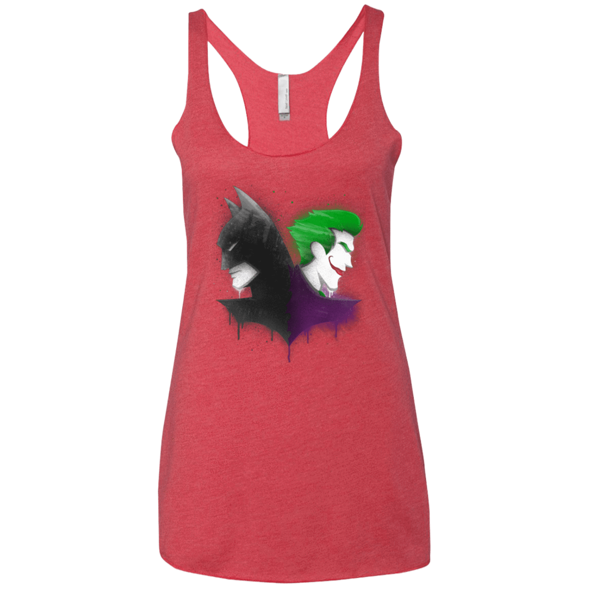 T-Shirts Vintage Red / X-Small Bats Women's Triblend Racerback Tank