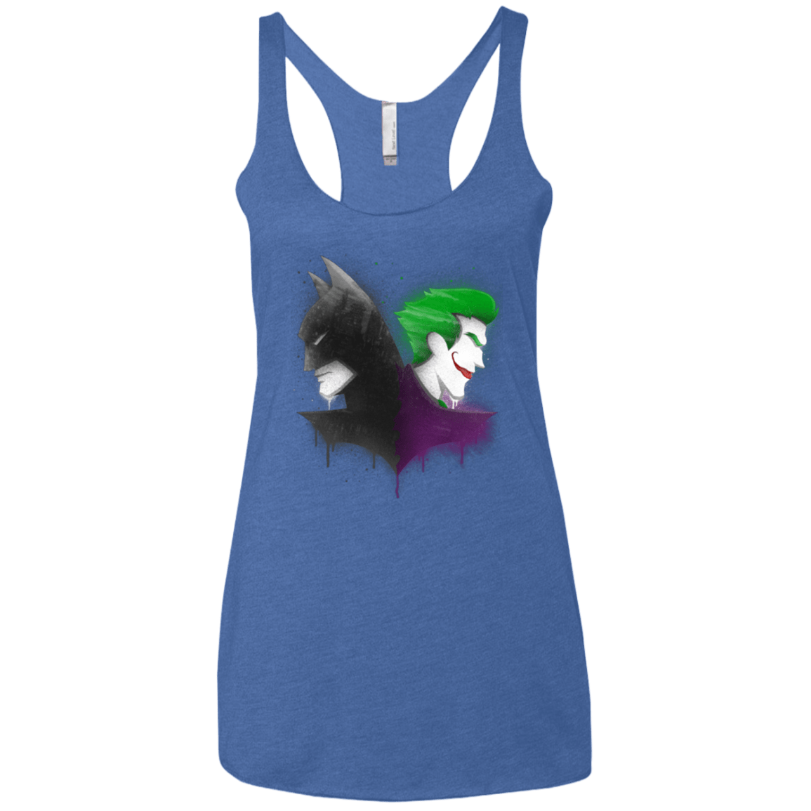 T-Shirts Vintage Royal / X-Small Bats Women's Triblend Racerback Tank