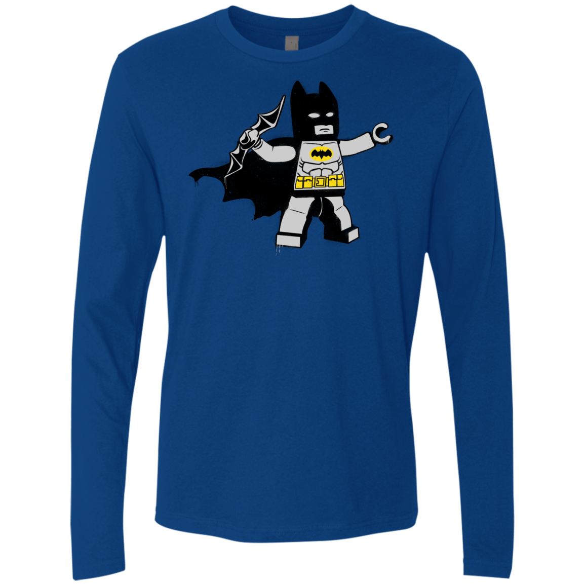 T-Shirts Royal / Small Batsy Lego Men's Premium Long Sleeve