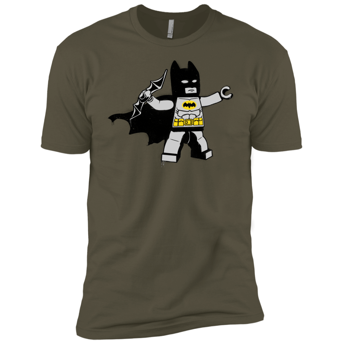 T-Shirts Military Green / X-Small Batsy Lego Men's Premium T-Shirt
