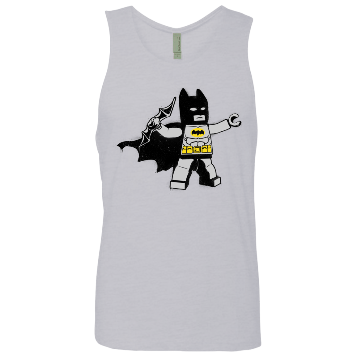 T-Shirts Heather Grey / Small Batsy Lego Men's Premium Tank Top