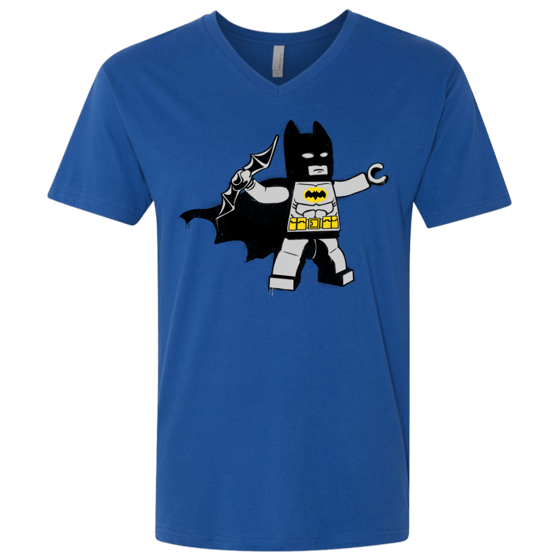 T-Shirts Royal / X-Small Batsy Lego Men's Premium V-Neck